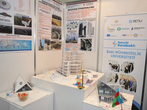 BMU “Qarabağın Bərpa, Yenidənqurma və İnkişafı” sərgisində iştirak edib  