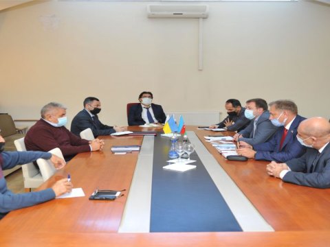 BMU-da Ukrayna şirkətlərinin nümayəndələri ilə birgə layihələrin hazırlanması müzakirə olunub  