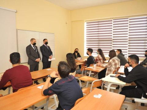 Mühəndislik fakültəsinin qrup nümayəndələri ilə görüş keçirilib