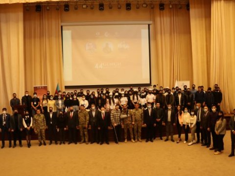 AzTU-da Vətən müharibəsi iştirakçıları ilə tələbələrin görüşü keçirilib-FOTO