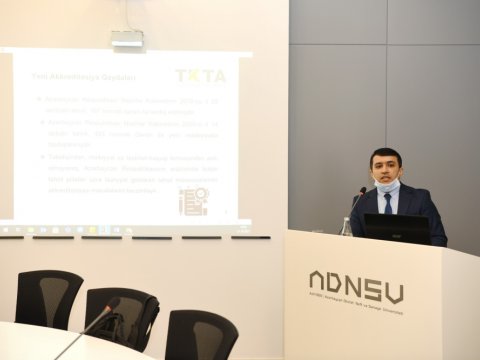 ADNSU-da yeni akkreditasiyaya hazırlıqla bağlı seminar keçirilib 