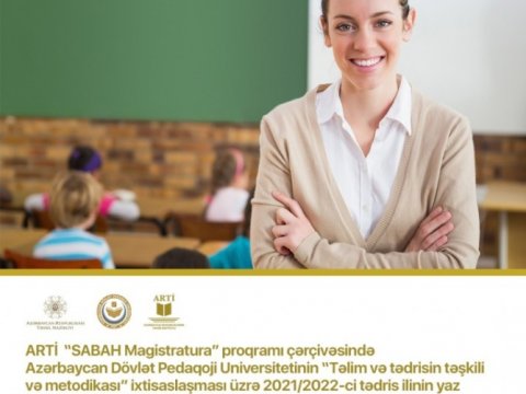 Təlim və tədrisin təşkili və metodikası ixtisaslaşması üzrə müəllimlər əməkdaşlığa dəvət olunur