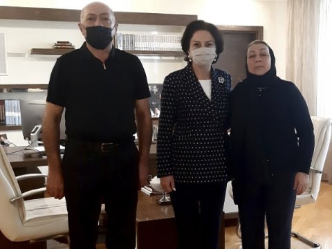 AzMİU-nun məzunu şəhid Nurlan Zeynalovun valideynləri ilə görüş keçirilib