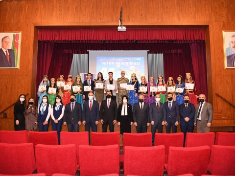 ADNSU-da Zəfər gününə həsr olunmuş “Qayıdış” adlı bədii kompozisiya nümayiş olunub