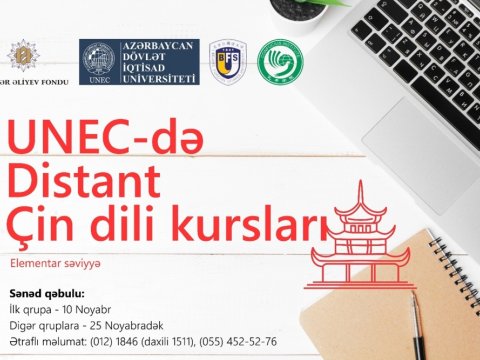 UNEC-də distant Çin dili kurslarına yenidən start verilir