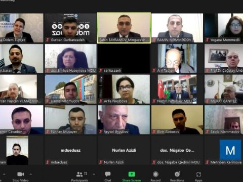 MDU və Türkiyənin KTO Karatay Universitetinin birgə konfransı keçirilib