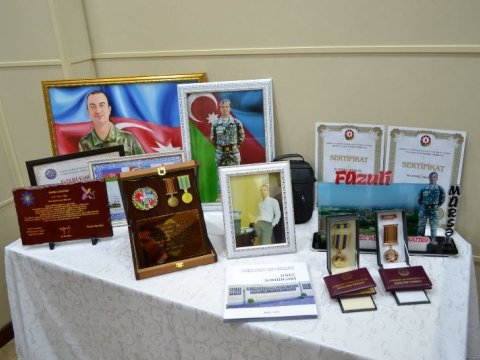 UNEC-in şəhid məzunu Mürsəl Kazımlının xatirəsi anılıb-FOTO