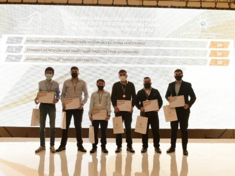 UNEC-in İqtisadçı intellektual klubunun komandası III yeri qazanıb-FOTO