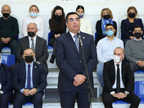 BANM-nın 10 illiyinə həsr olunmuş tələbələrin Spartakiadasına başlanılıb