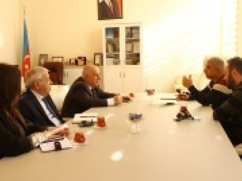 Qars Qafqaz Universitetinin professoru LDU-da olub.