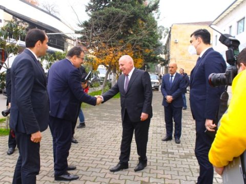 Aİ-nin Azərbaycandakı səfiri Peter Mixalko LDU-da olub