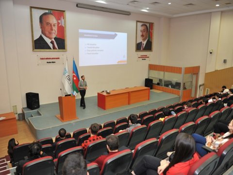 Tələbələr üçün “Müsahibə və müsahibələrdə iştirak” mövzusunda təlim keçirilib  
