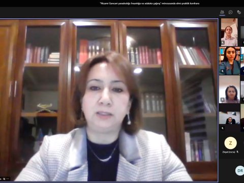 Nizami Gəncəviyə həsr olunmuş onlayn konfrans keçirilib-FOTO/VİDEO  