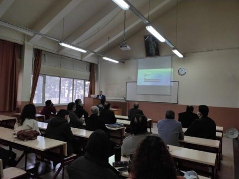 AzTU-nun prorektoru Qazi Universitetində mühazirə oxuyub