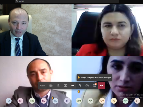 ADNSU QS Beynəlxalq Reytinq Agentliyinin onlayn hazırlıq iclasında iştirak edib