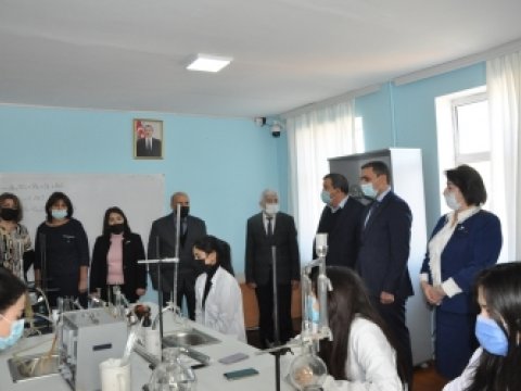 Mingəçevir Dövlət Universitetində Kimya laboratoriyası açılıb-FOTO