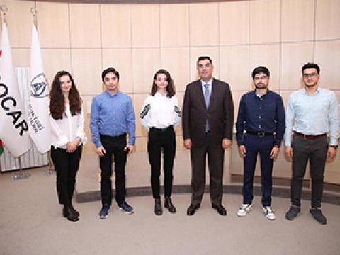 BANM-ın rektoru Erasmus+ proqramı üçün seçilən tələbələrlə görüşüb