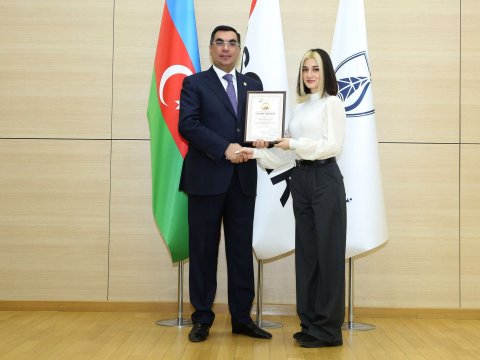 BANM-in daha 2 tələbəsi Xoşbəxt Yusifzadə təqaüdünə layiq görülüb  