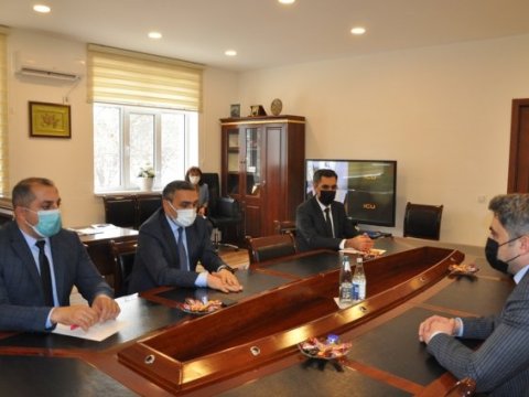 MDU-da Dövlət Məşğulluq Agentliyinin əməkdaşları ilə görüş keçirilib-FOTO