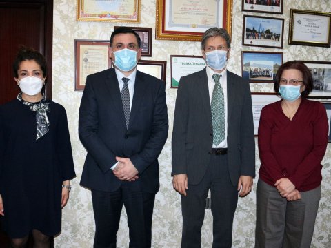  ADNSU-nun rektoru DAAD nümayəndələri ilə görüşüb