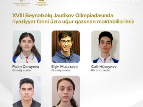 Beynəlxalq Jautikov Olimpiadasında məktəblilərimiz 15 medal qazanıblar