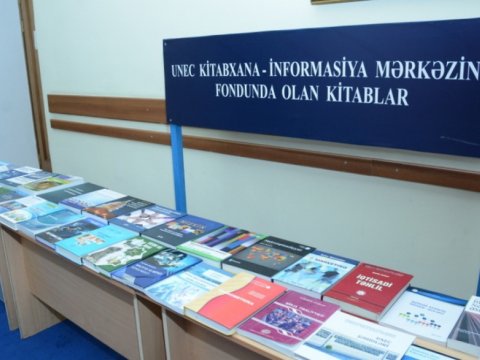 UNEC Kitabxana-İnformasiya Mərkəzinin fondunda olan kitabların virtual sərgisi keçirilib