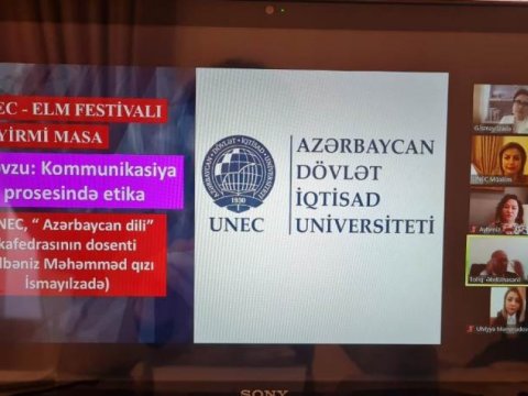 UNEC-də Elm festivalı çərçivəsində dəyirmi masa: Kommunikasiya prosesində etika  