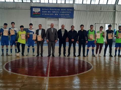 MDU-nun minifutbol komandası şəhər turnirinin qalibi olub