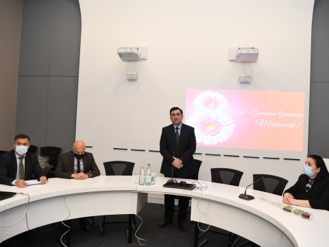ADNSU-da 8 Mart Beynəlxalq Qadınlar Günü münasibətilə tədbir keçirilib