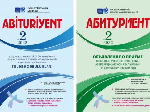 “Abituriyent” jurnalının 2-ci nömrəsi nəşr olunub