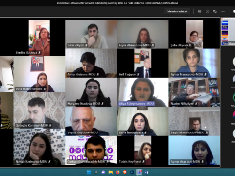 Mingəçevir Dövlət Universitetində “Elm Günü”nə həsr olunmuş seminar keçirilib-FOTO