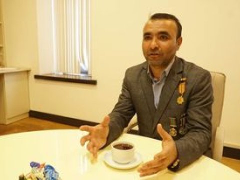 Əsgər yoldaşları tərəfindən xilas edilən müəllim-VİDEO