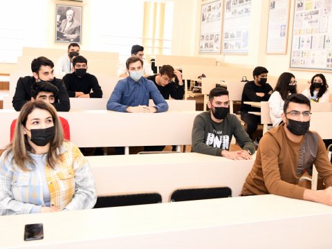 ADNSU tələbələrinə master-klass keçirilib