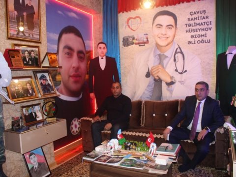 MDU əməkdaşları şəhid ailələrini ziyarət ediblər