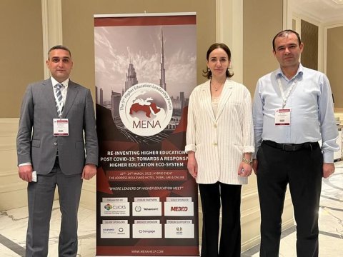 Mingəçevir Dövlət Universiteti Dubayda keçirilən Ali Təhsil Liderlik Forumunda təmsil olunub