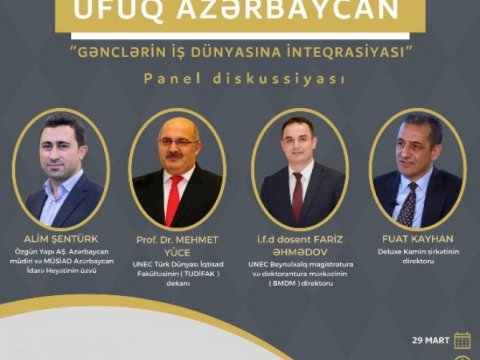 Gənclərin iş dünyasına inteqrasiyası müzakirə olunacaq  