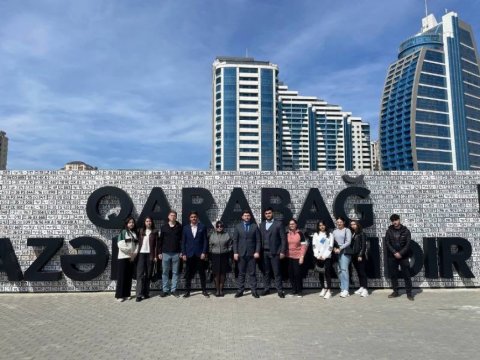 UNEC-in tələbələri Hərbi Qənimətlər Parkında olublar