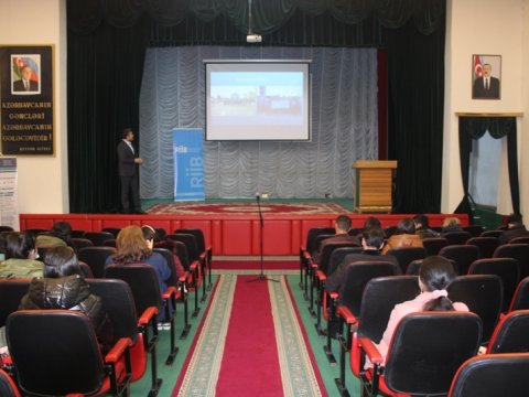 MDU-da “Regional İnkişaf” İctimai Birliyinin məlumatlandırma görüşü keçirilib