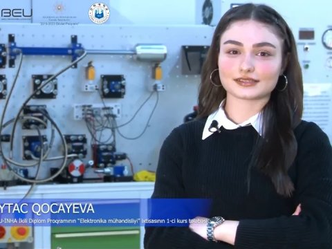 İkili diplom proqramının tələbəsi uğur hekayəsindən DANIŞDI 