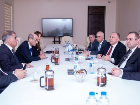 Qazi Universitetinin professorları AzTU-ya səfər edib-FOTO