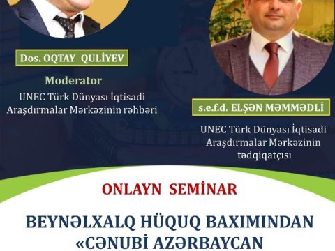 UNEC-də  onlayn seminar keçiriləcək