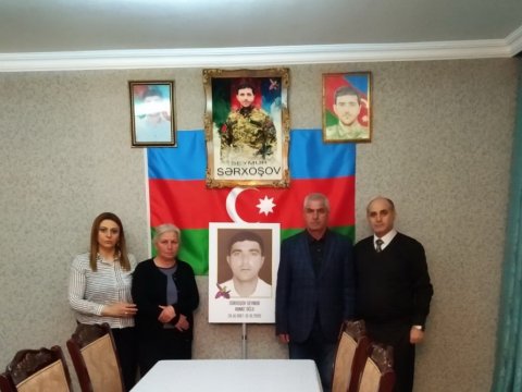 Vətən müharibəsində şəhid olan məzunların ailələri ziyarət olunub  