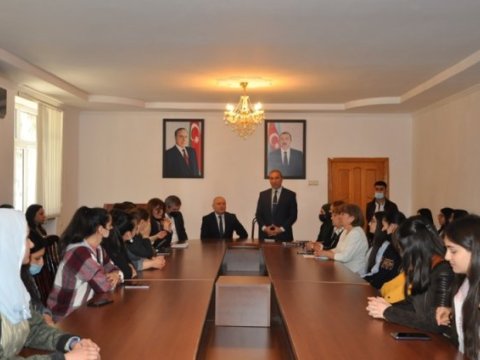 Tanınmış yazıçı Varis Yolçiyev Mingəçevir Dövlət Universitetinin qonağı olub