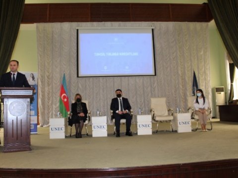 UNEC-də Təhsil Tələbə Krediti Fondunun təqdimatı olub  