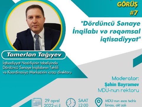 MDU-nun “Peşəkarla görüş” layihəsi çərçivəsində növbəti tədbir keçiriləcək