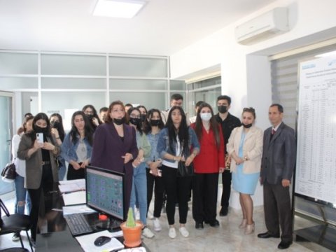 MDU kollektivi Mingəçevir Sukanal idarəsinə ekskursiya edib