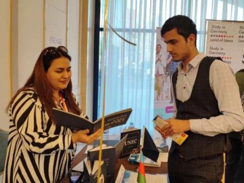 UNEC Özbəkistanda keçirilən Beynəlxalq Təhsil Sərgisində  