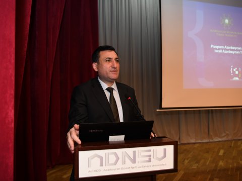 ADNSU-da İsrail Azərbaycan Təlim Mərkəzinin təqaüd proqramlarının təqdimatı keçirilib
