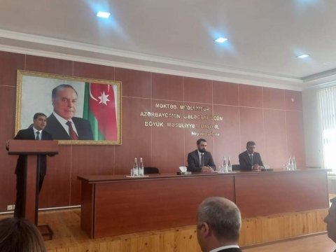 Mərkəzi Aran Regional Təhsil İdarəsinin müdiri ictimaiyyətə təqdim olunub  