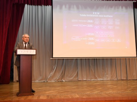 ADNSU-da İTİF tələbə birliklərinin təsis konfransı keçirilib